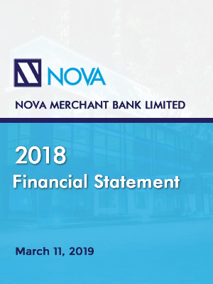 NOVA Merchant Bank FY2018 Financial Statement